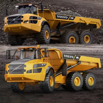 1:20 RC Dump Truck Excavator for Kids: Real Controls