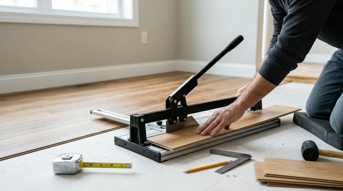 13-Inch Laminate and Vinyl Floor Cutter