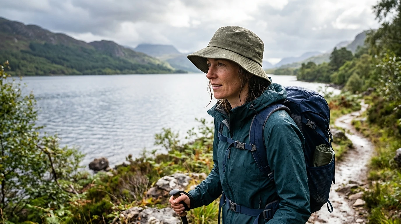 Outdoor Dual-Use Bucket Hat: Packable Sun & Drizzle Cover