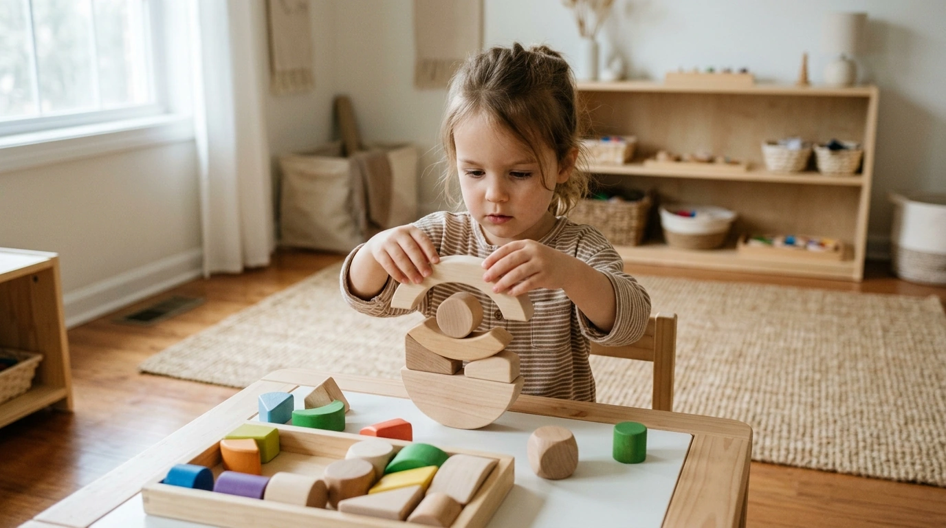Wooden Montessori Balance Toy Set: Calm Skills-Building Play