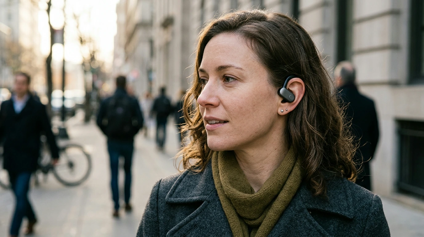 Open-Ear Clip Wireless Earbuds: Comfort + Awareness