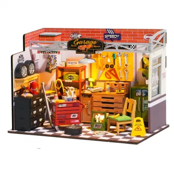 Build a Mini Garage Workshop Kit with LED Lights
