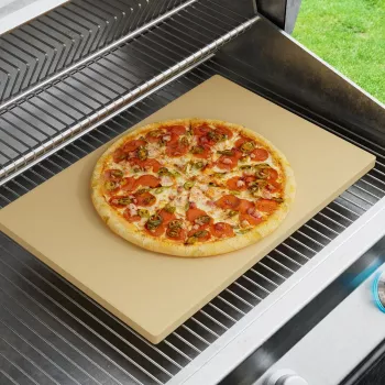 Rectangular Pizza Stone for Grill & Oven: Crisp Crust Guide