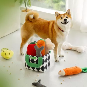 Interactive Plush Snuffle Toy Set for Dogs: Calm Scent Play