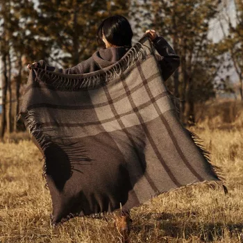 Luxury Wool Plaid Scarf Shawl: Style, Warmth & Care