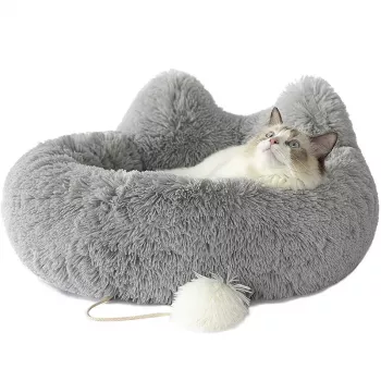 Calming Bed for Small Dogs & Kittens: Cozy Sleep