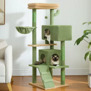 Luxury Multi-Level Cat Tree Tower: Condo, Perches & Posts