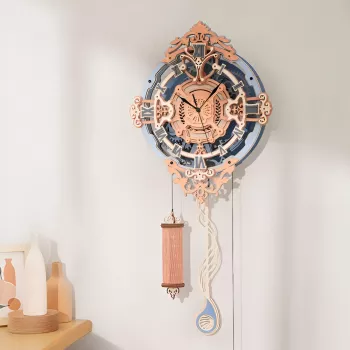 3D Wooden Puzzle Wall Clock: Build, Hang, Enjoy Time