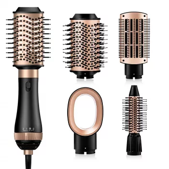 Professional 4-in-1 Blow Dryer Brush: Smooth Blowouts